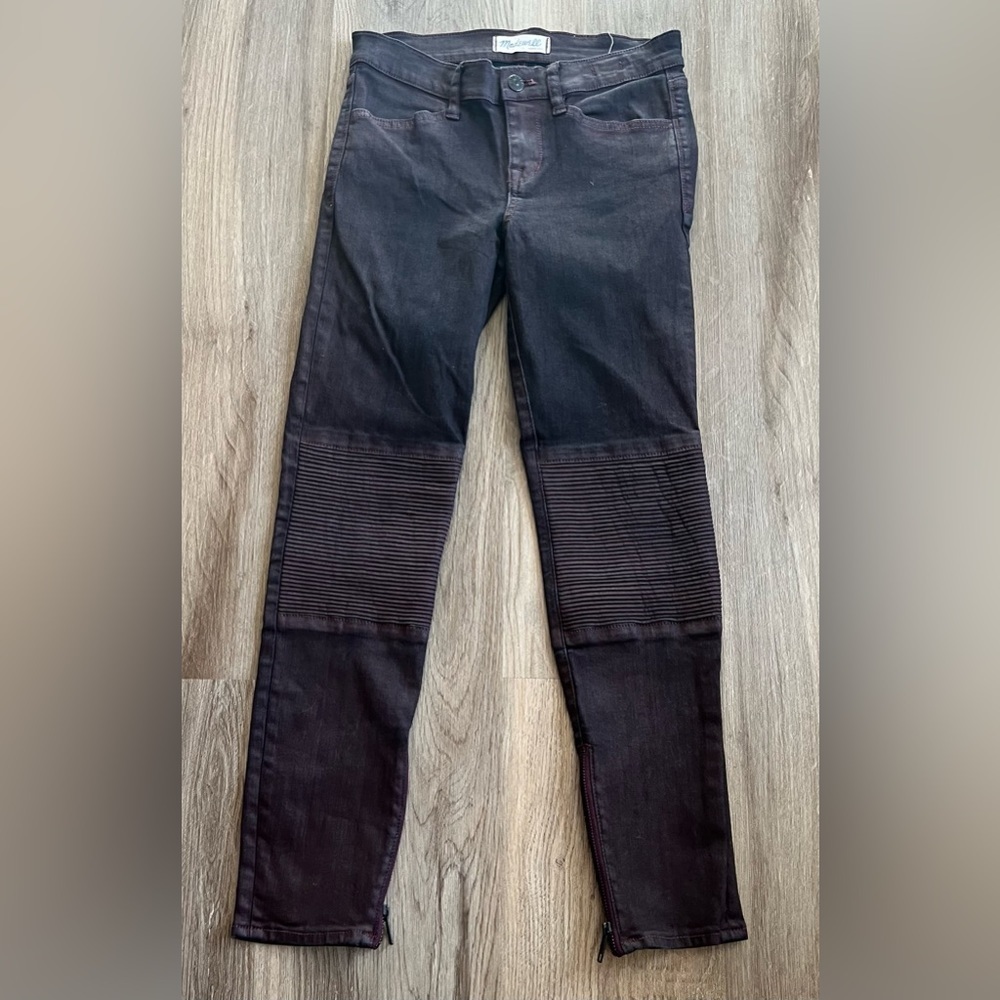 Madewell Burgundy Skinny Jeans